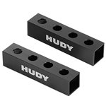 Hudy 20mm Droop Gauge Chassis Support Blocks (2).