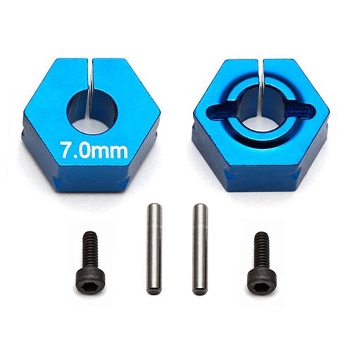Team Associated Factory Team 7.0mm Clamping Wheel Hexes (2