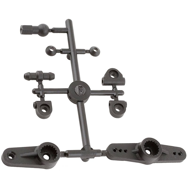 Mugen Seiki MBX8R Steering/Throttle Servo Horn & Parts Set.[MUGE2803A]