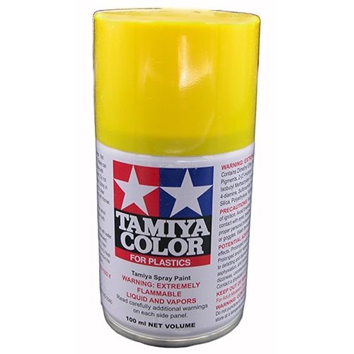 This is a 3oz can of Tamiya TS16 Yellow Lacquer Spray Paint.[TAM85016]