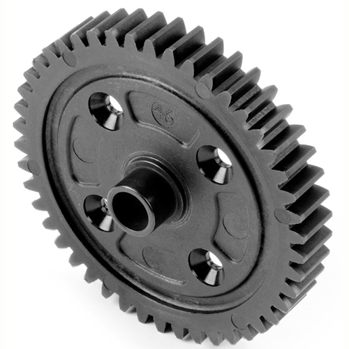 WIRC Couronne Différentiel Central 46T (46 Dents) - 100803-46 - Pour Voiture RC