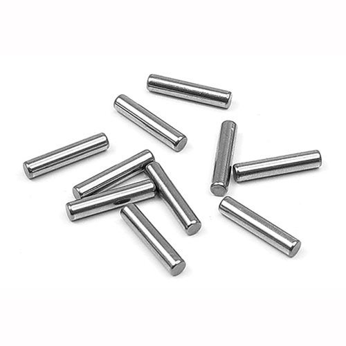 XRAY 2x9.8mm Polished Chrome Pin (10).[XRA980210]