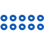 Team Associated 7.8x1.0mm Aluminum Bulkhead Ball Stud Washer (Blue) (10).