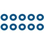 Team Associated 7.8x3.5x0.5mm Aluminum Hub Spacer Washer (Blue) (10).