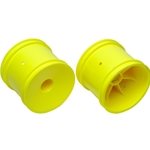 Team Associated 12mm Hex Stadium Truck Wheel (2) (Yellow)