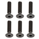 Team Associated 4x16mm Flat Head Hex Screw (6).