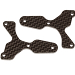 Team Associated RC8B4 Carbon Fiber Front Lower Suspension Arm Inserts (2).