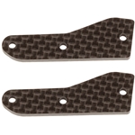 Team Associated RC8B4 Carbon Fiber Front Upper Suspension Arm Inserts (2).