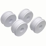 Team Associated 83mm 1/8 Buggy Wheels White  (4).