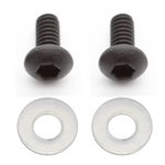 Team Associated 12mm V2 Shock Cap Bleeder Screw & Gasket Set (2).