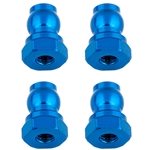 Team Associated Aluminum Shock Bushings (4) 10mm/Blue.