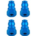 Team Associated Aluminum Shock Bushings (4) 12mm/Blue.