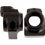 Team Associated Aluminum B64 Factory Team Rear Hubs (Black) (2).