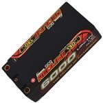 Gens Ace Redline Series 6000mAh 7.6V 130C 2S HV Shorty Lipo Battery.