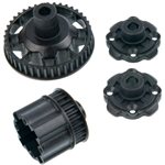 Mugen Seiki MTX5 Differential Case and Pulley Set.