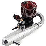 REDS 721 Scuderia Gen 2 7 Port .21 Off-Road Nitro Engine w/2143 Pipe.