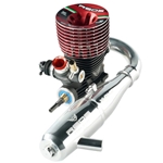 REDS 721 Scuderia Gen 2 Pro Engine Combo w/2143 X-ONE Torque Tuned Pipe (Red).