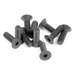 Tekno RC 2.5x6mm Flat Head Screws (10).