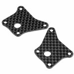 XRAY 1.6mm Graphite Front Lower Arm Plate (2).