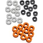 XRAY 3x6x3.0mm Alloy Shims (Silver/Black/Orange) (10).