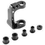 XRAY XB2/XT2/SCX Aluminum Left C-Hub XRA322221 black anodized precision machined steering hub