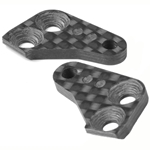 XRAY XB4/XT4 Graphite Steering Block Extension (0-Slot) (2).