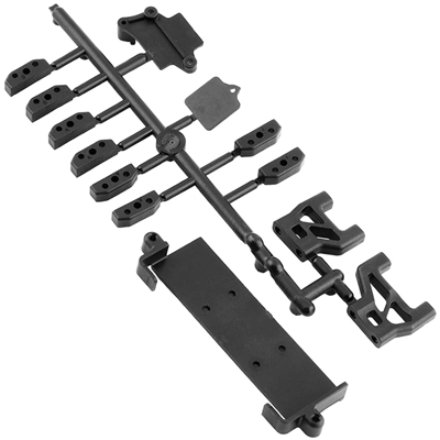 Mugen Seiki Radio Tray Mount/Battery Holder Set Mugen Seiki Radio Tray Mount/Battery Holder Set